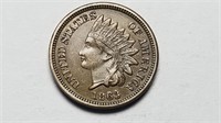 1863 Indian Head Cent Penny Very High Grade