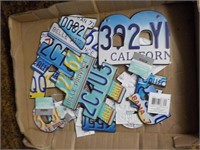 License plate letters