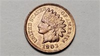 1903 Indian Head Cent Penny High Grade