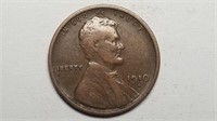 1910 S Lincoln Cent Wheat Penny High Grade