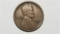 1911 S Lincoln Cent Wheat Penny High Grade
