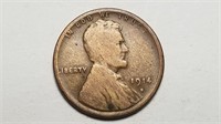 1914 S Lincoln Cent Wheat Penny Rare