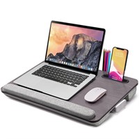 Lap Desk Laptop Bed Table: Fits up to 17 inch Lapt