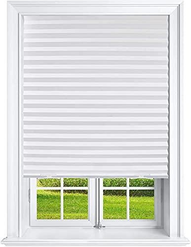 Mirrotek Pleated Window Paper Shades Light Filteri