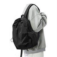 WEPOET Black School Backpack For Teens Boys Girls