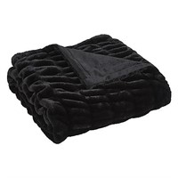 Casual Chic Lapin Ultra Fine Faux Fur Throw Blanke