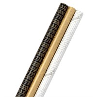 Hallmark Premium Wrapping Paper Roll Bundle with C