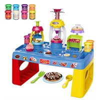 UNIH Color Dough Sets for Kids, Color Dough Table