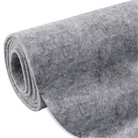 Halero 78"x40" Light Gray Underfelt Carpet for Spe