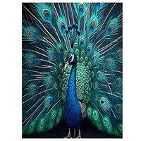 Bedroom Decor Wall Art Peacock Picture Canvas Prin