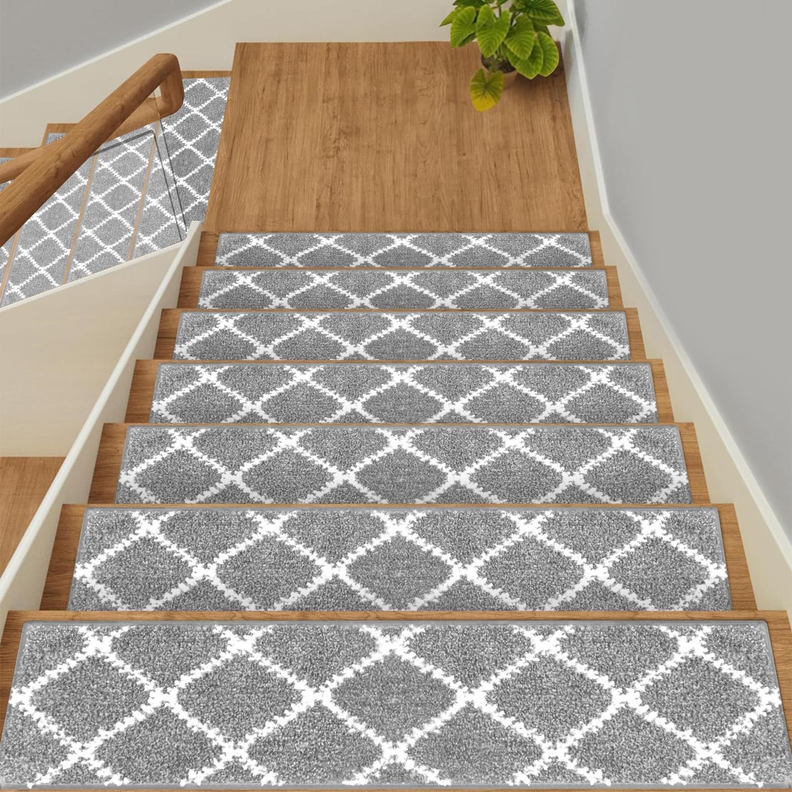 GOYLSER Non Slip Carpet Stair Treads - for Wooden