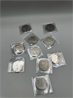 (10) Various Date Ike Dollars