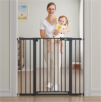 BabyBond 36" Extra Tall Premium Dog Gate for Doorw