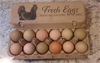 1- Doz hatching or eating eggs barnyard mix