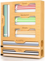 $30  KOCWELL 6-in-1 Wrap Dispenser/Organizer (12)