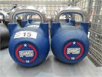 2 x F45 16Kg Kettle Bells