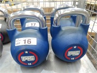 2 x F45 16Kg Kettle Bells