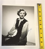 Signed Barbra Stanwyck Press Photo Metro Goldwyn