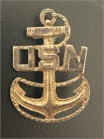 U.S. Navy Sterling Silver Pin 4.49 Grams