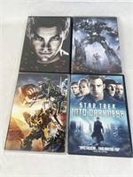 Lot of 4 Sci-Fi DVD Movies - Star Trek