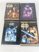Lot of 4 Sci-Fi DVD Movies - Star Wars STARWARS