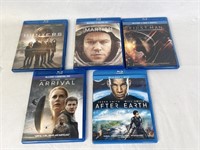 Lot of 5 - Space - Blu Ray - DVD Movies