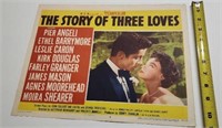 STORY OF THREE LOVES 1953 LOBBY CARD #4