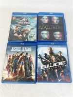 Lot of 4 - Blu Ray - DVD Movies
