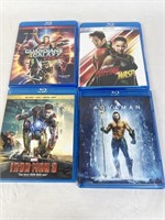 Lot of 4 - Super Hero's - Blu Ray - DVD Movies