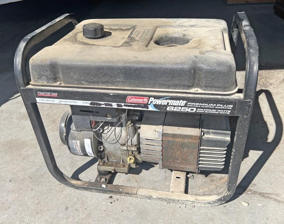 Coleman Powermate 6250 Generator 5000 watts