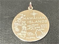Sterling Silver Hawaiian Islands Pendant 4.39