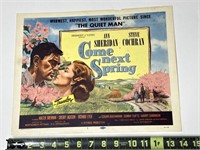 1956 Come Next Spring 56/28 Original Movie Lobby