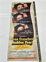 1952 Joan Crawford Sudden Fear! 52/379 Original