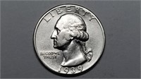 1939 Washington Quarter Very High Grade