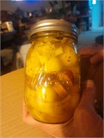 1-pint pickled quail eggs and sausage
