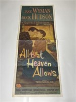 1955 All That Heaven Allows Folded Original Movie