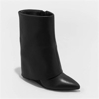 Women's Rue Dress Boots - a New Day Black 6.5