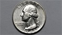 1945 D Washington Quarter Very High Grade