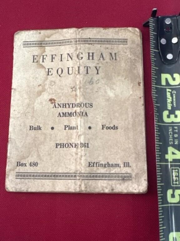 Effingham Equity Anhydrous Ammonia Manual Ph#361