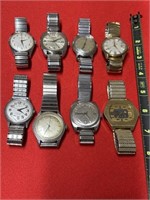 Men’s Wrist Watches Including Elgin, Hamilton