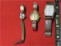 Bulova Wrist Watches Including 10k.r.g.