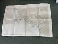 Folded Map of Canada British Columbia Vancouver