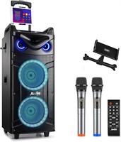 $320  Moukey Karaoke  Double 10 Woofer PA System