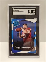 2017 DONRUSS #327 PATRICK MAHOMES II SGC8.5NM  MT+