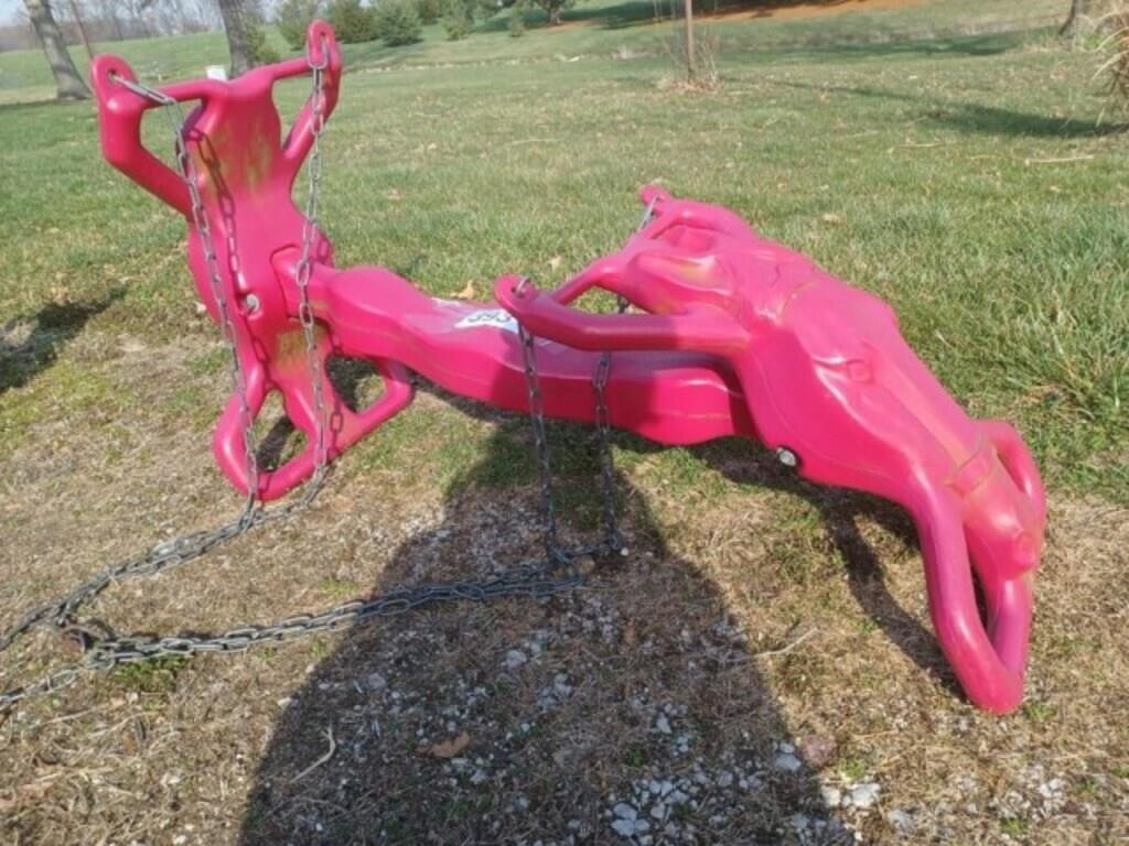 SEESAW HORSE WITH CHAINS