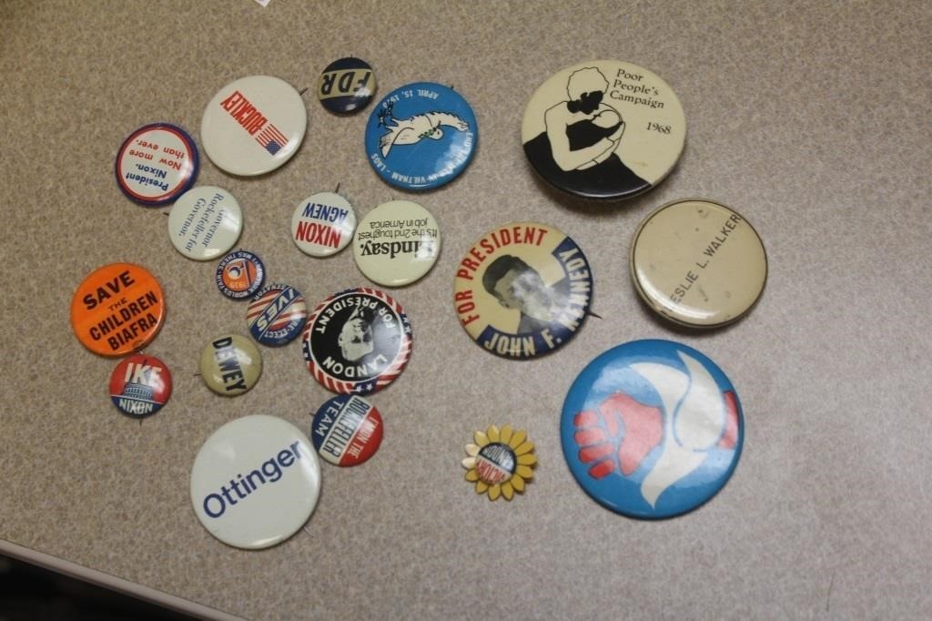 Lot of Political Buttons