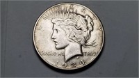 1934 S Peace Dollar High Grade Rare