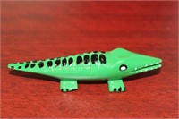 A Small Wooden Alligator