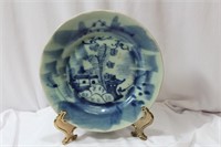 An Antique Chinese Blue And White Plate