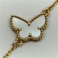 Van Cleef &  Arpels 18K Gold Papillion Bracelet